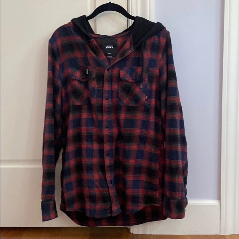 Van’s hooded flannel